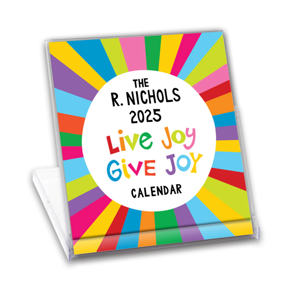 Live Joy Give Joy Desk Calendar 2025