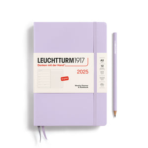 A5 2025 Weekly Planner & Notebook Hardcover, LEUCHTTURM1917