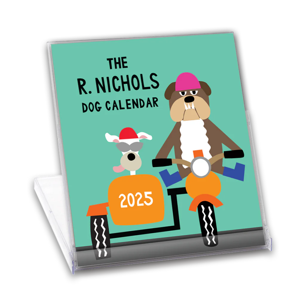 Dog Desk Calendar 2025