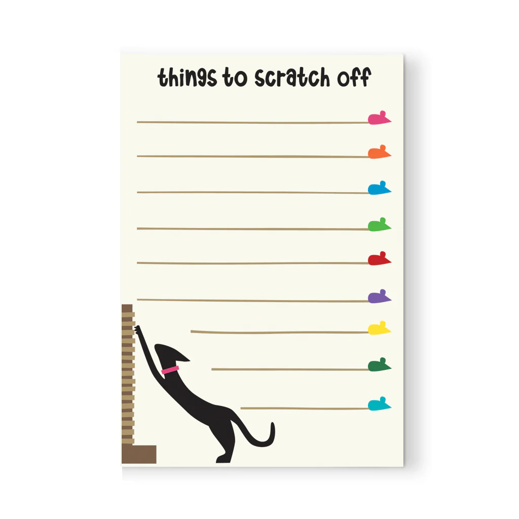 Cat Scratch Notepad