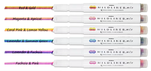 Zebra Mildliner Mix Markers - Individual