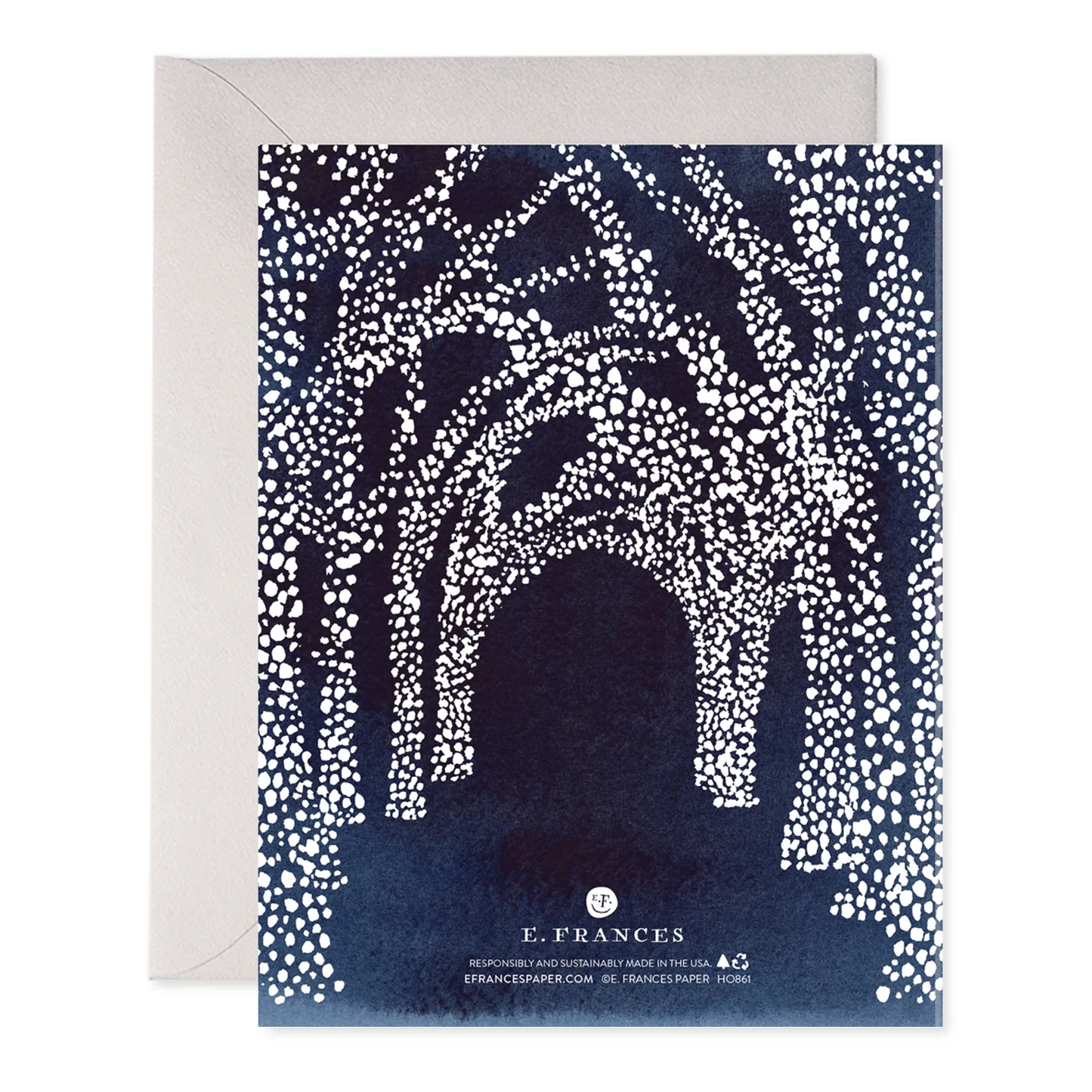 Starry Lights | Christmas Hanukkah Card: 4.25 X 5.5