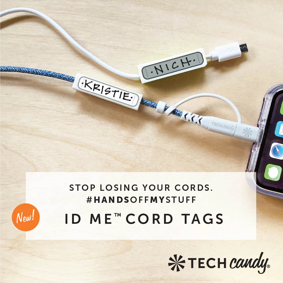 ID Me Charging Cord ID Tag Set