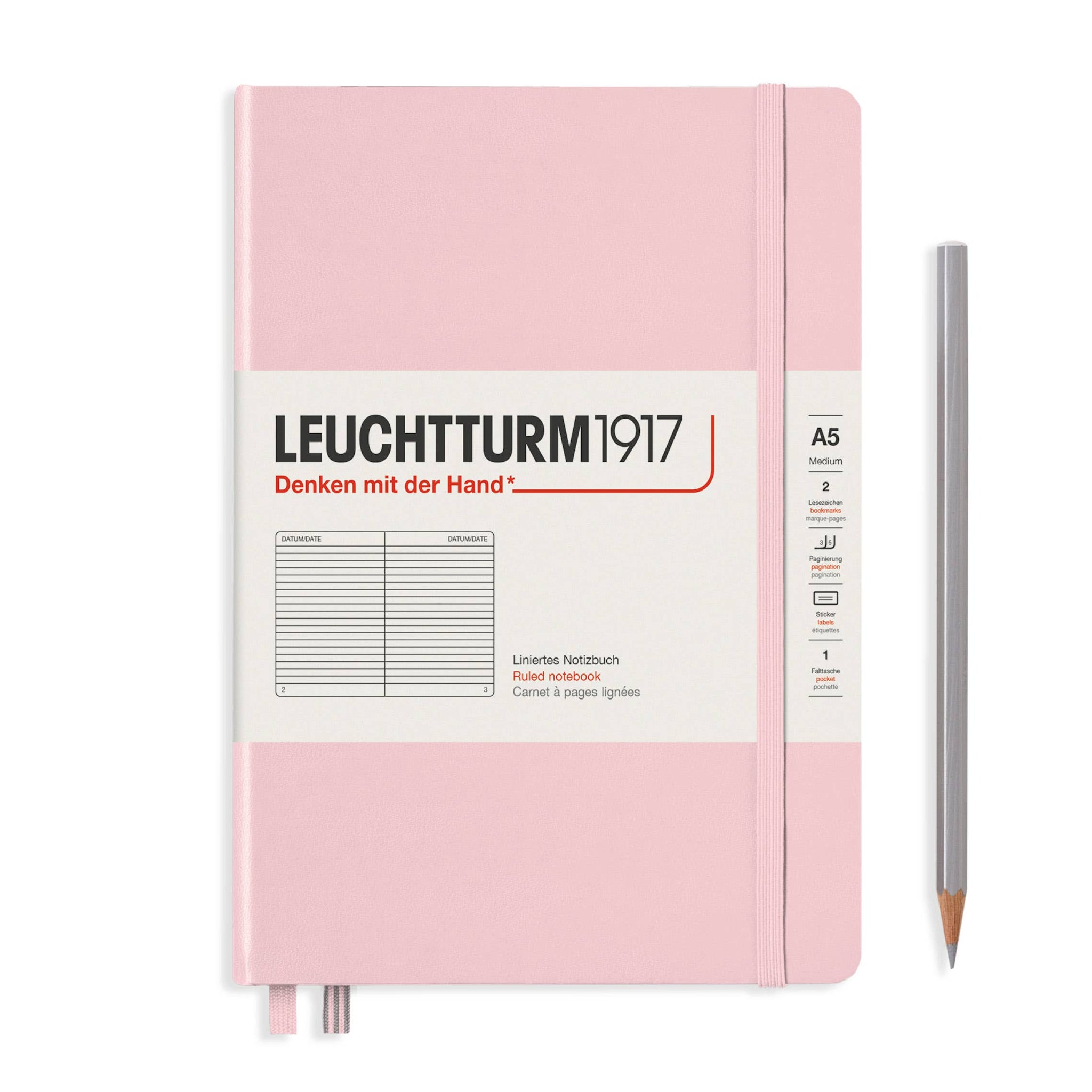 Leuchtturm1917 Hardcover Notebook - Medium (A5) - Army - Dotted