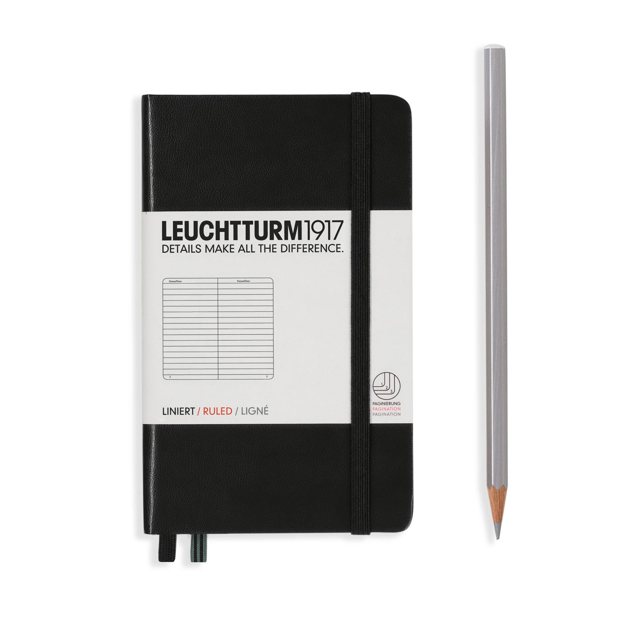 A6 Lined Notebook Hardcover, LEUCHTTURM1917