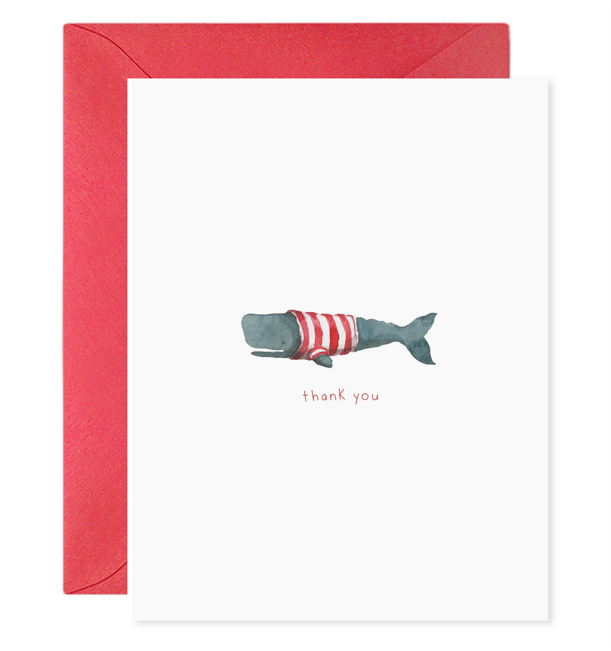 Whale Thanks Greeting card