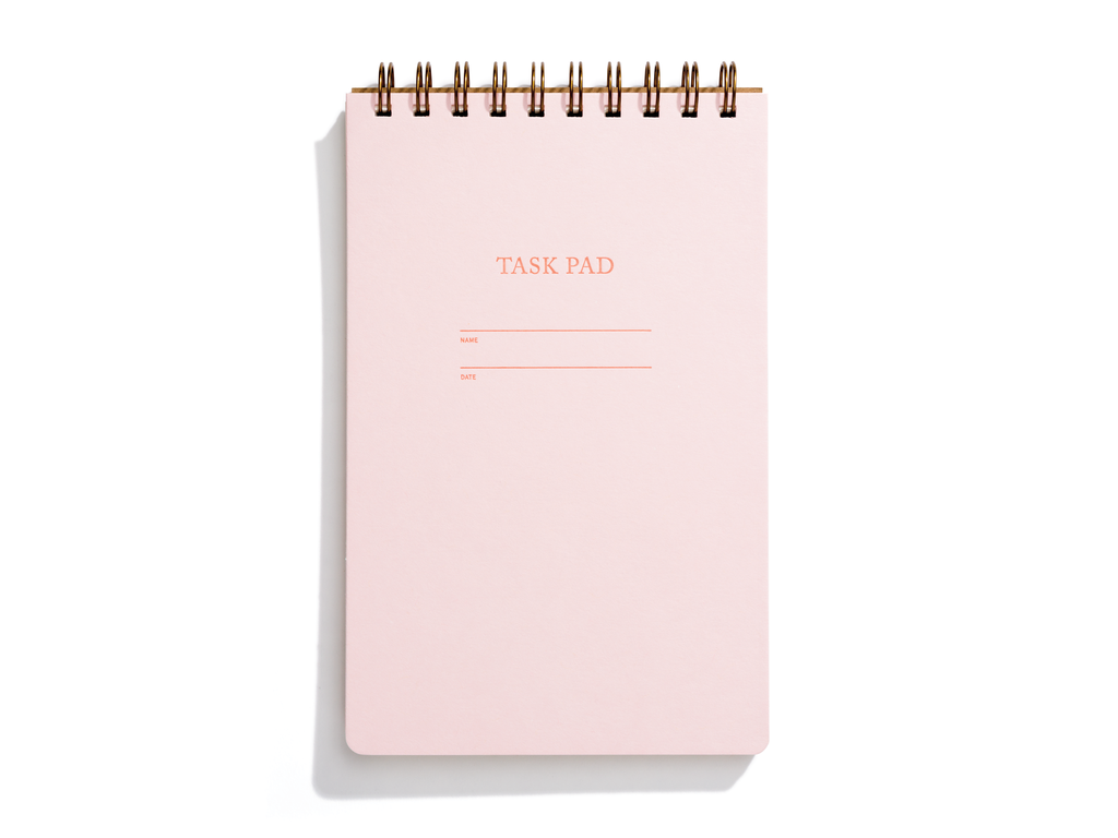 Task Pad Notebook - Pink Lemonade