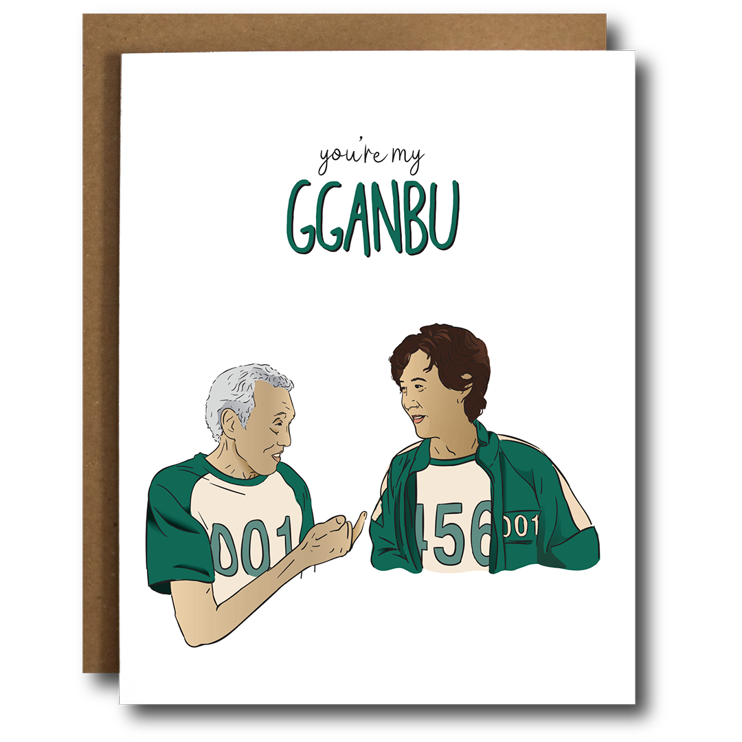 Squid Game Gganbu Friendship card